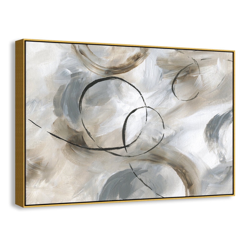 Allegro Print par Nan, Or, H 41,5 po x l 61,5 po x P 2 po