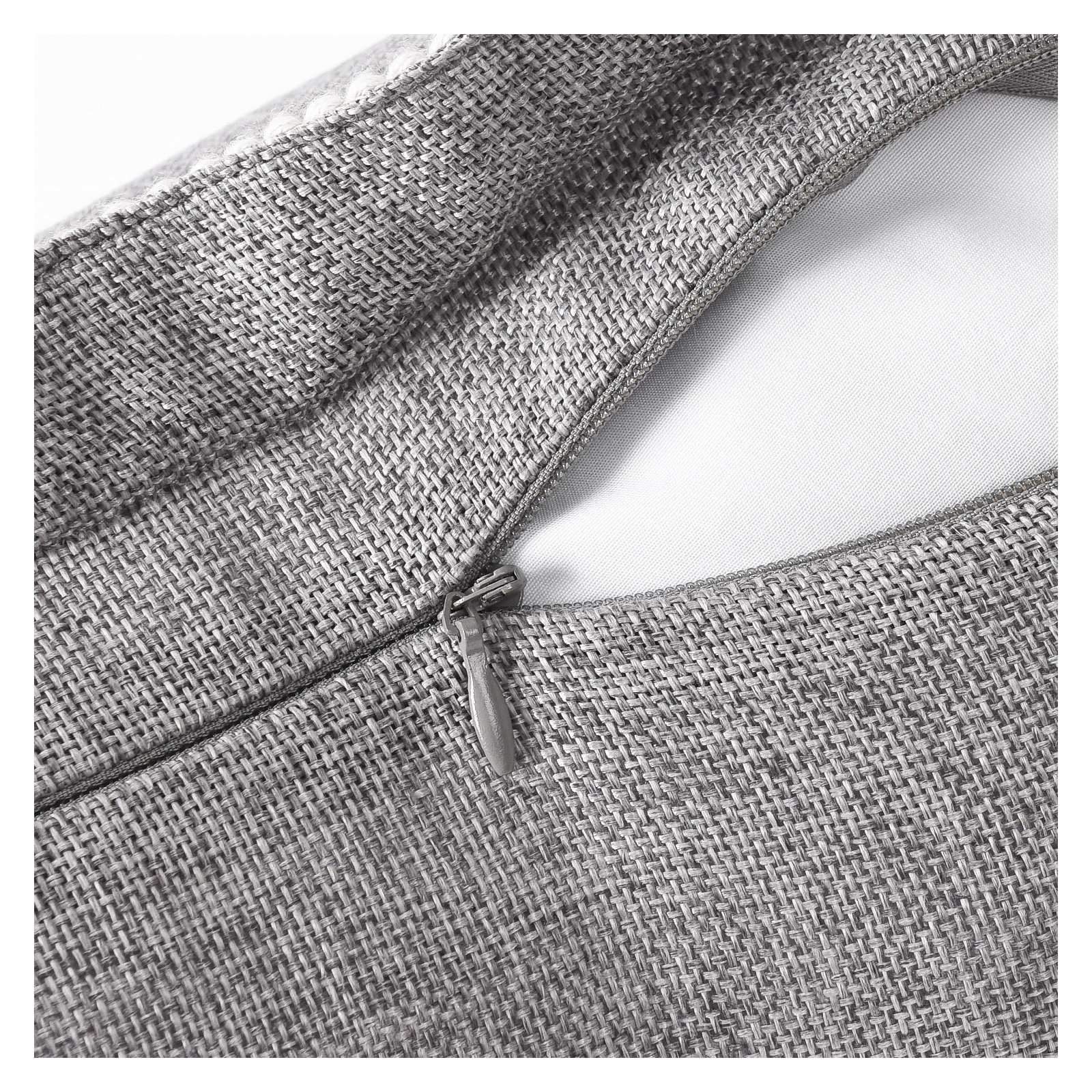 Color Pillow Cover, Gray, Square 20"