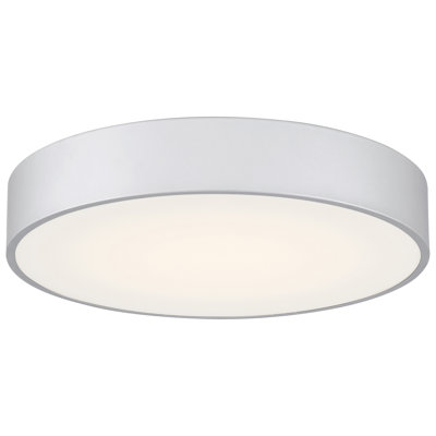 Edgeless Round Acrylic Dimmable LED Flush Mount Light With Color Temperature Switch: 2700K, 3000K, 3500K, 4000K, and 5000K