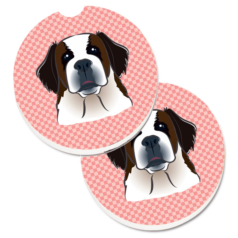 Sous-verre Retriever, Rose, Saint-Bernard
