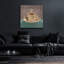 «Coffee And Co 3 Teal and Gray» par Janelle Penner, art mural en verre acrylique-2121085261