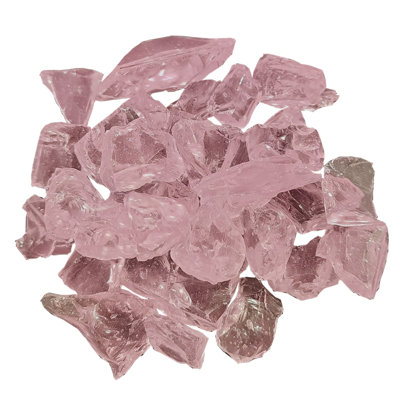 Az Patio Heaters Recycled Fire Pit Fire Glass In Pink