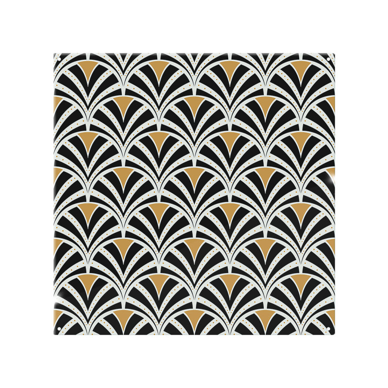 Shells Geometric Splash Back, 70cm L x 50cm W