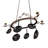 54" Long Elara 4 Light Pot Rack