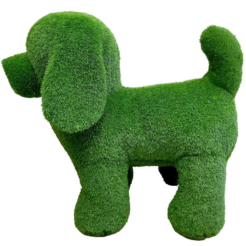 Statue de jardin Houser Dog, H 40 po x l 17 po x P 35 po