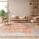 Christa Oriental Orange/Ivory Area Rug
