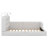 Upholstered Platform Bed With Reading Lights-1982148911