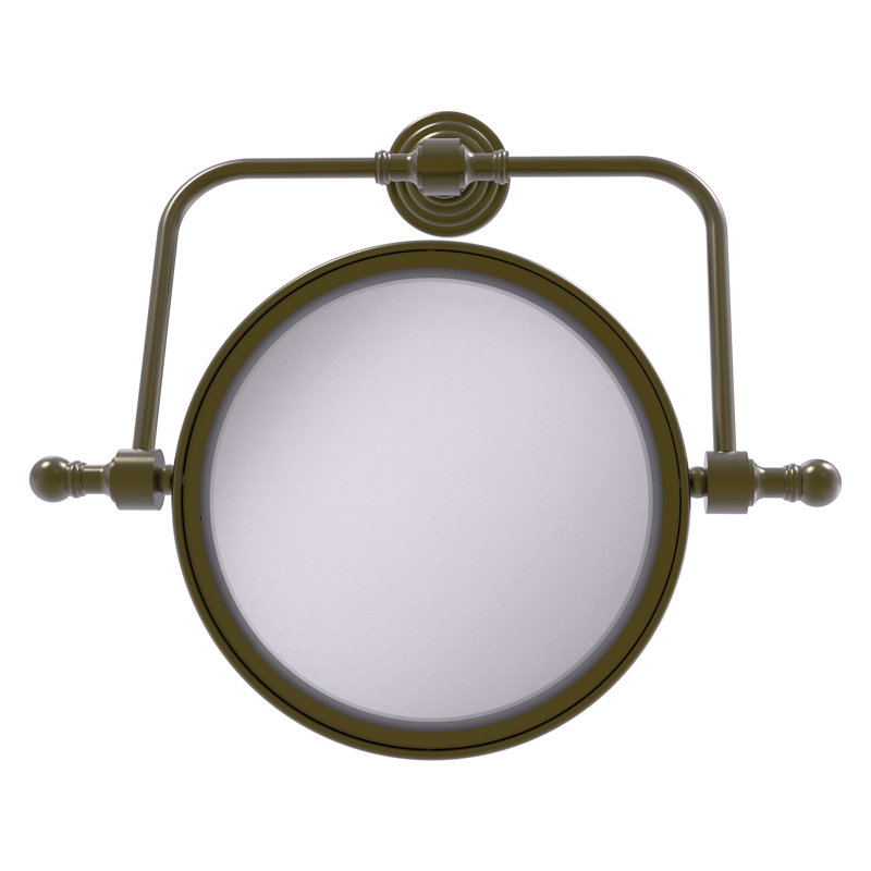 Miroir décoratif 8 po Gober, 4X, Laiton antique