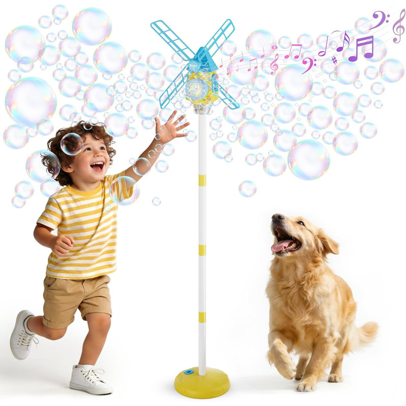 Machine à bulles pour enfants avec lumière et musique, Blue