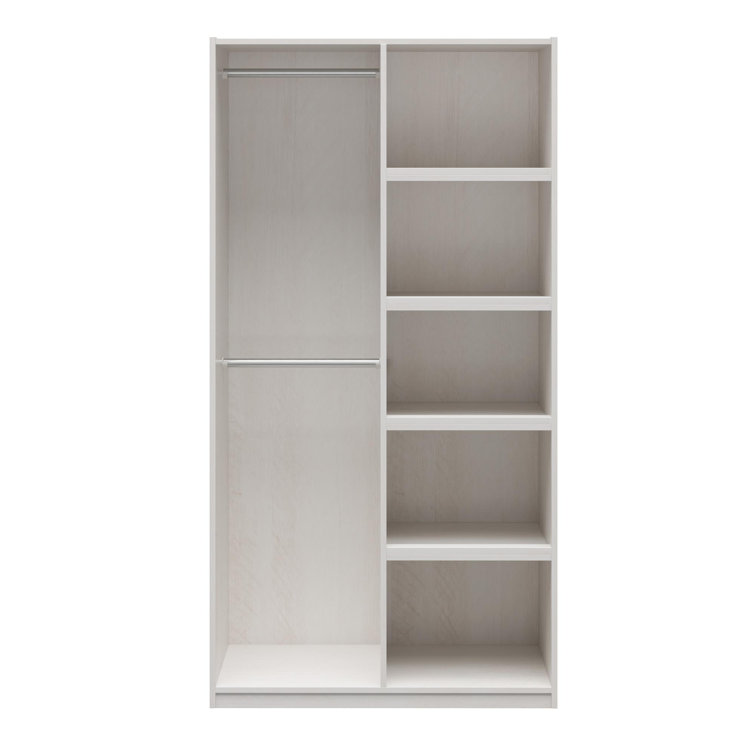 Barbarella Modular Extra Wide Wardrobe With Open Shelves