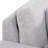 104.5" Reversible L-Shape Bed With Storage Chaise And 2 Stools, Gray Living Room Furniture Sectional Couch-1670215254
