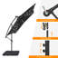 Parasol en porte-à-faux 98,4 po Dailan-282169697