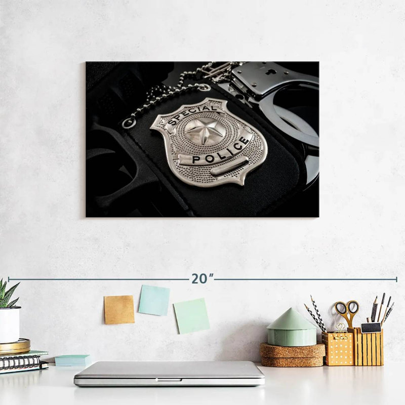 Écusson «Mait» spécial agent de police, H 8 po x l 12 po