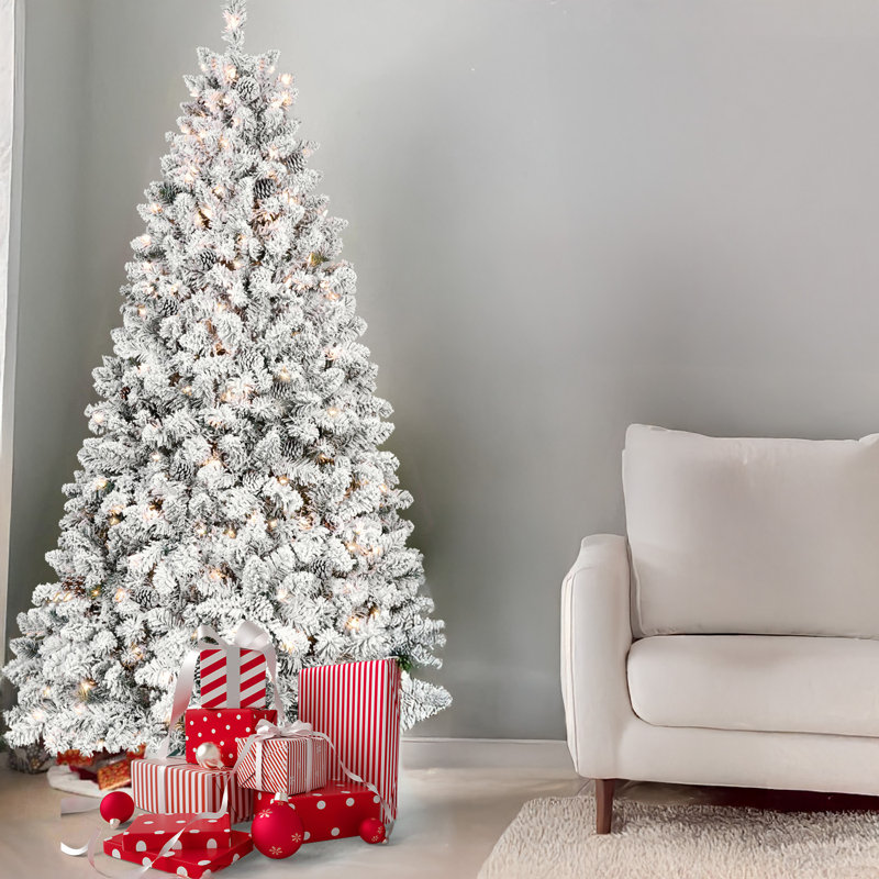 Arbre de Noël 6 pi, Blanc chaud, 6', Illuminée