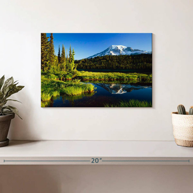 Alvord Mt. Rainier Reflection, 8" H x 12" W