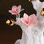 Elegant Ceramic Peach Blossom Tabletop Display