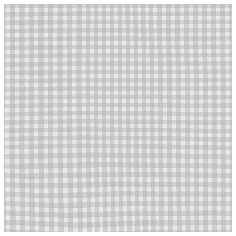 Gray Gingham Checkered Duvet Covers, Queen