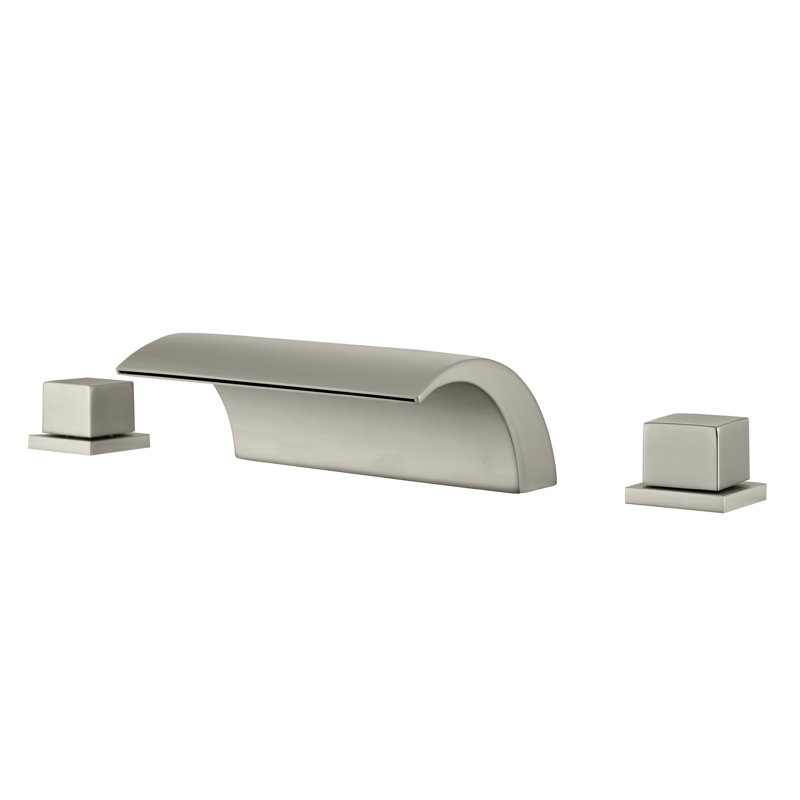 2-handle Bathroom Faucet, Brushed Nickel