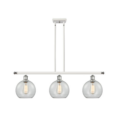 Luminaire suspendu linéaire à 3 lumières pour îlot de cuisine Cindi