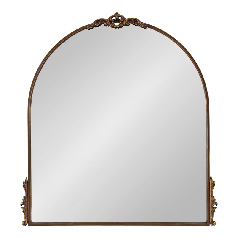 Christany Metal Mirror, Bronze, 32" x 30"