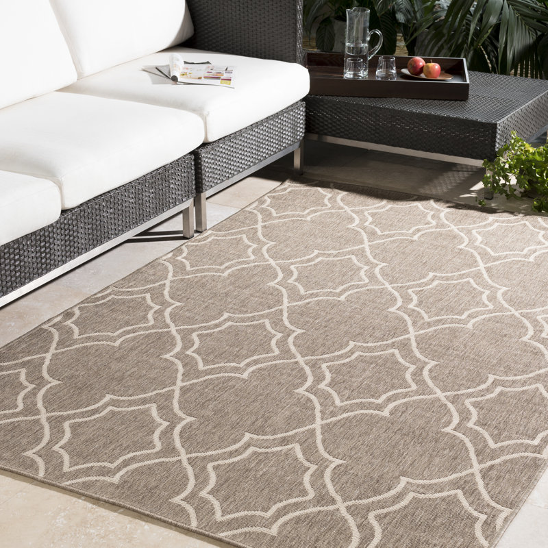 Tapis intérieur / extérieur Amato, Rectangle 8 pi 9 po x 8 pi 9 po