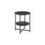 Table d'appoint ronde compacte 2 niveaux