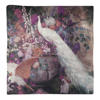 Serviette en coton 10 po peacock Jessie Arms Botke