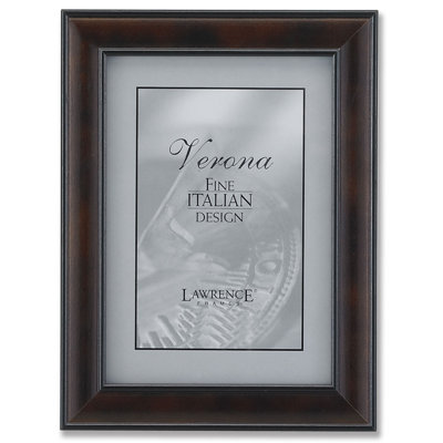 Walnut Wood Beveled Picture Frame