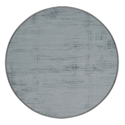 Machine Washable Abstract Gray Area Rug