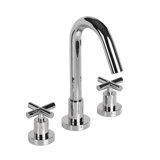 Cigno Widespread Bathroom Faucet with Drain Assembly