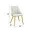Chaise d'appoint rembourrée (ensemble de 2)