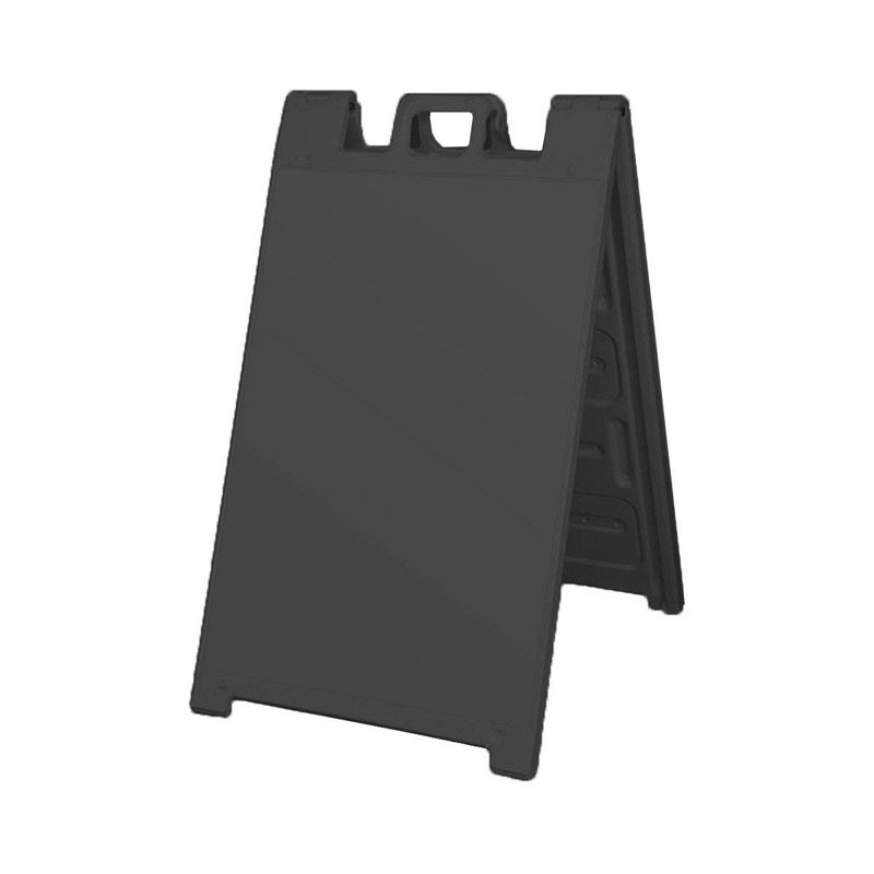 Porte-affiche pliable en plastique pliable, Gris