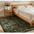 Washable Floral Rug Non-Slip Modern Farmhouse Living Room Carpet, Non-Shedding Low Pile Floor Mats, Foldable Print Accent Indoor Rug for Bedroom, Playroom, Nursery-1448943927-1448428450