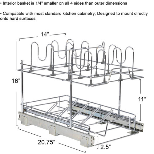 Rebrilliant Jahiem Steel Kitchenware Divider & Reviews | Wayfair