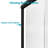 46" - 48" W x 72" H Double Sliding Semi-Frameless Shower Door-86880954