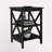 Oxford Small Side Table, Black End Table with MDF Legs