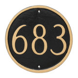 1-Line Wall Address Plaque