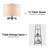 Snowhill 60.62'' Tray Table Floor Lamp-250761027