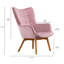 Kleiman Velvet Accent Chair-38392547
