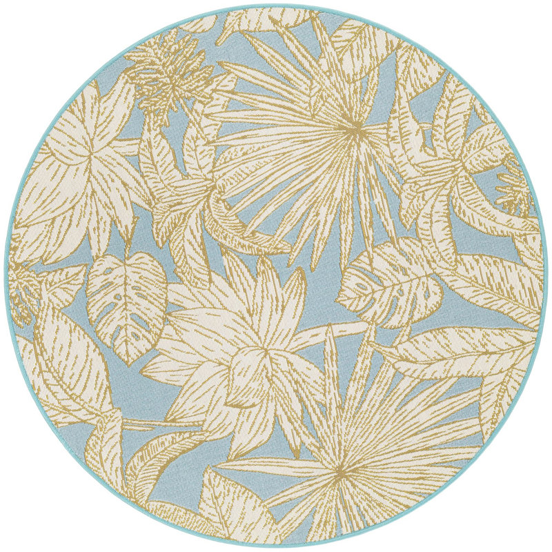 Gardenia Terianna Rug, Round 4'1"