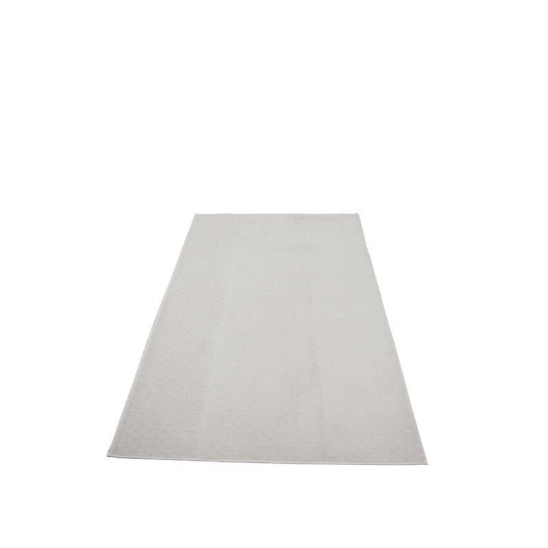 Tapis ivoire à motif géométrique, Rectangle 3 pi x 4 pi