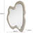 Asymmetrical Velvet Frame Wall Mirror