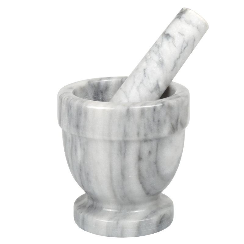 Marble Mortar And Pestle Set
