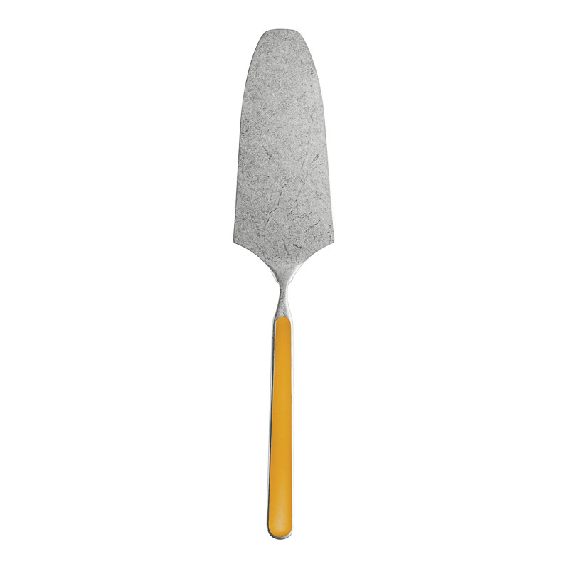 Desserte à gâteau Fantasia Pewter - Moutarde, Moutarde