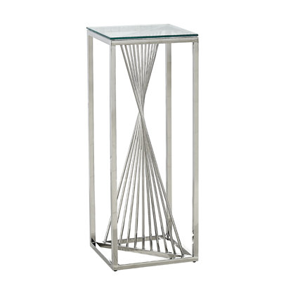 Hayword Glass Top End Table