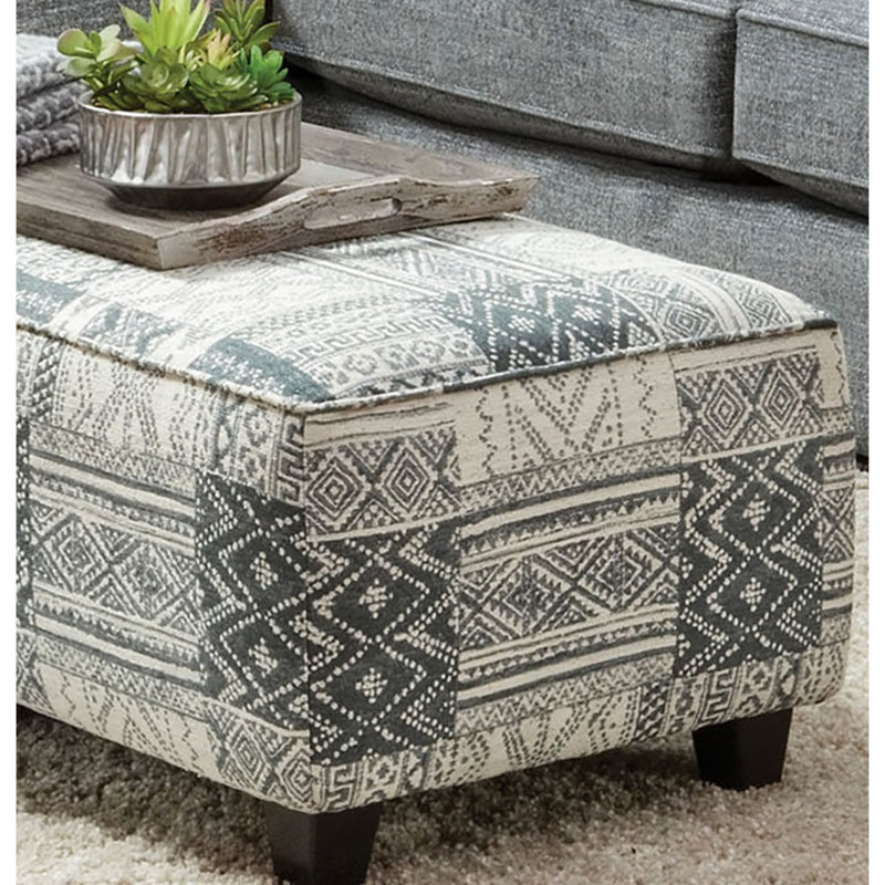 Chenille tissée douce à motifs multiples de style transitionnel, double mousse de gel, garniture de passepoil, tissu de 24 po de largeur, L 49 po