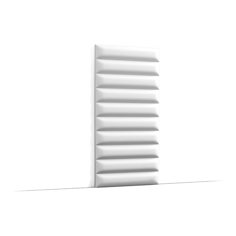 Élément mural Orac Decor W217 Purotouch 3D | Polyuréthane léger à haute densité | Apprêté et à peindre | H 9-7 / 8 po x L 78-3 / 4 po