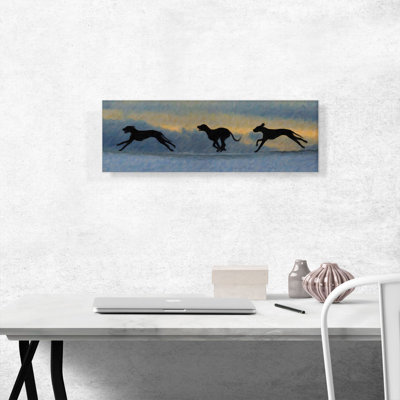 Reproduction de peinture panoramique sur toile Great Dane Dog Breed