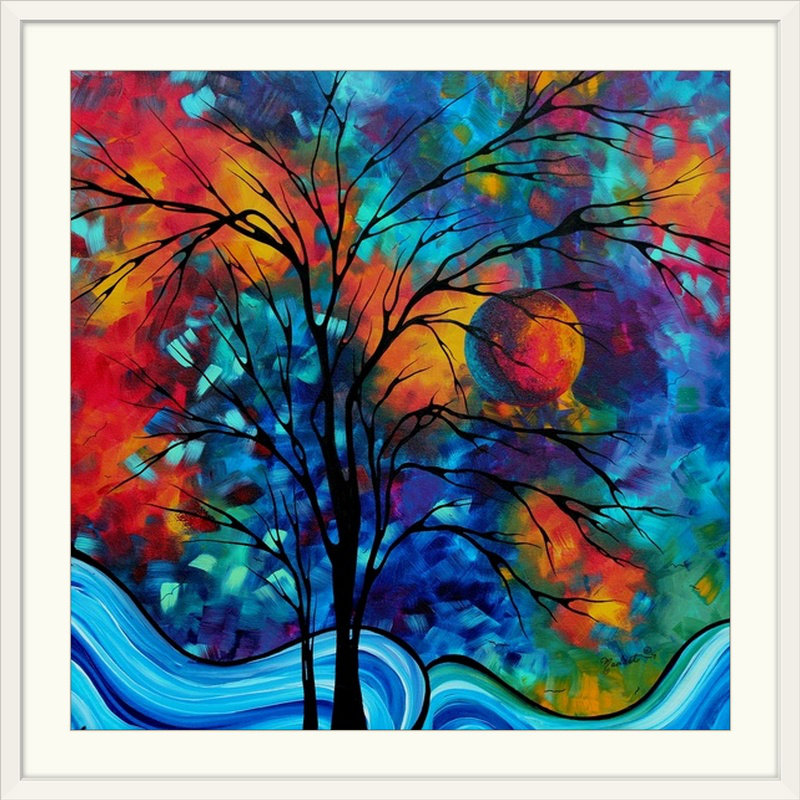 « a secret » par megan duncanson, reproduction d’art, H 35 po x l 35 po x P 1,5 po, Toile