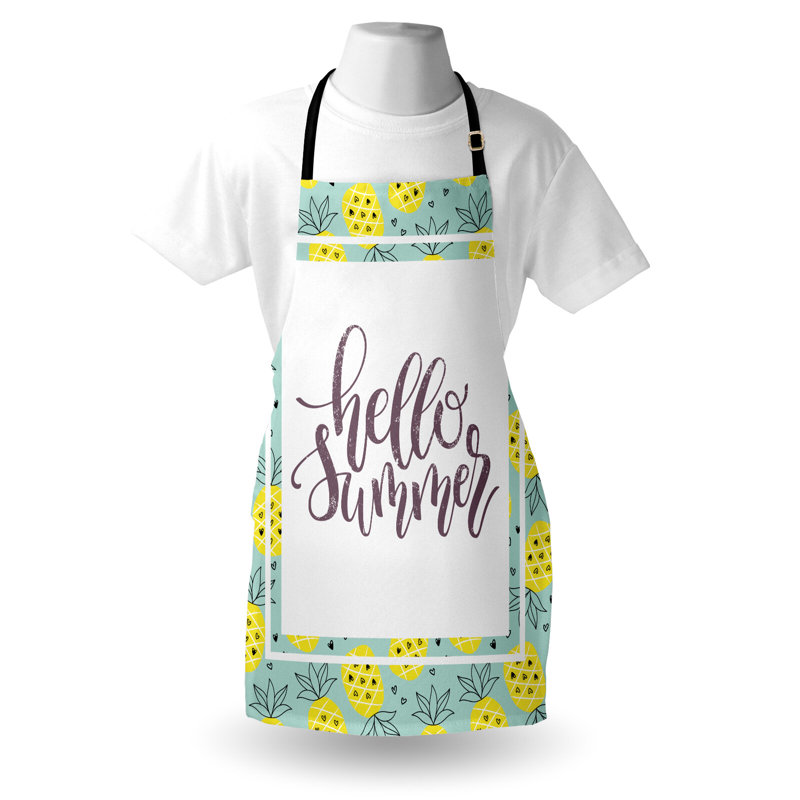 No Pattern Bib Apron